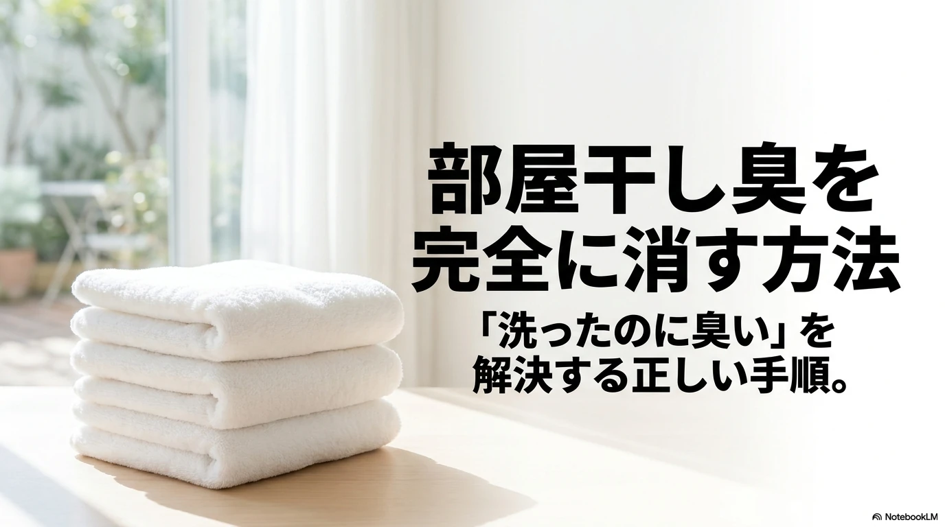 部屋干し臭を完全に消すための洗い直し手順