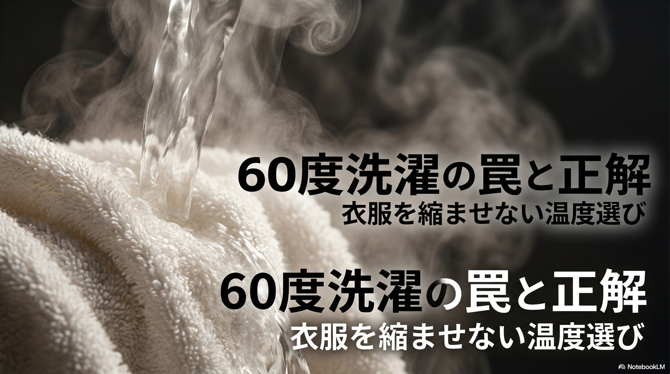 60度洗濯の誤解と正解をまとめた図解